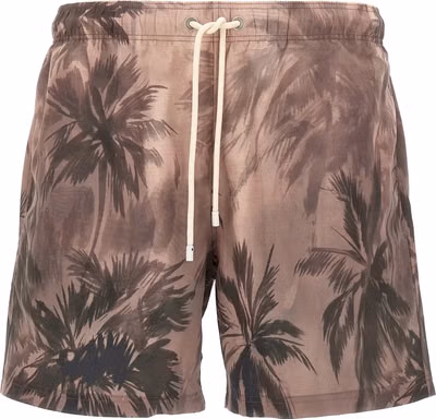 Multicolor Polyester Swim Shorts