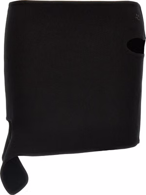 Black Viscose Long Skirt
