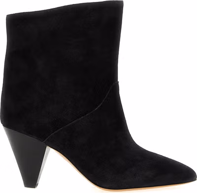 Black Calfskin Ankle Boots