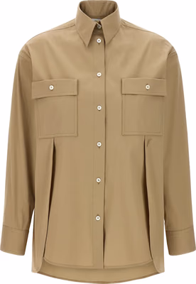 Beige Cotton Blouse