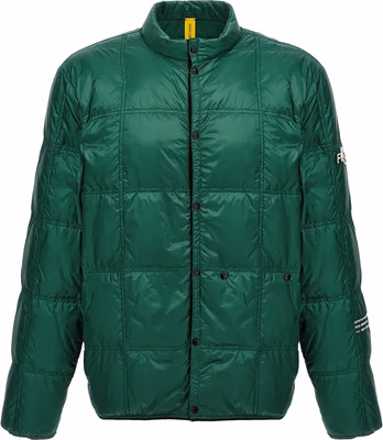 Bicolor Polyamide Full-Length Jacket