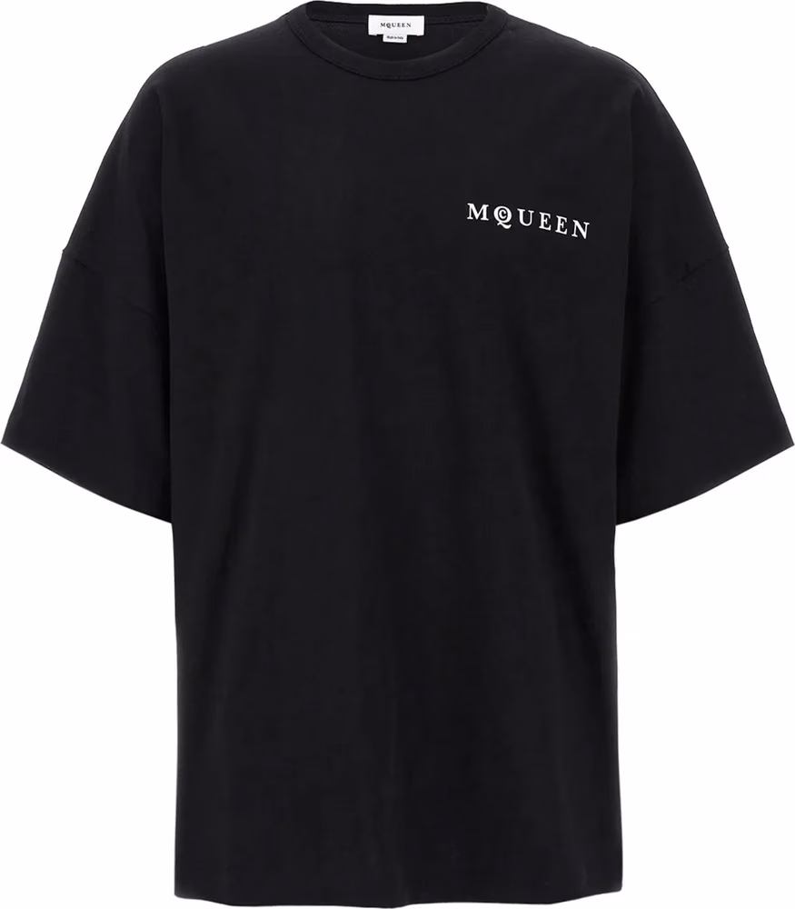 Alexander McQueen Bicolor Cotton T-Shirt