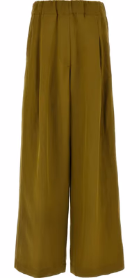 Bicolor Wool Casual Pants