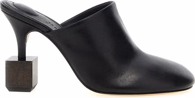 Black Lamb Leather High Heel Pumps