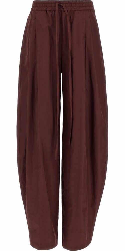 The Andamane Bordeaux Polyester Casual Pants