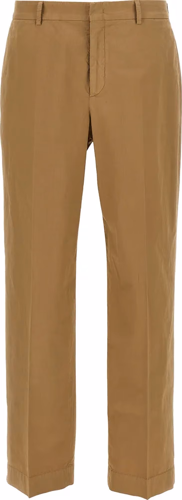 CELLAR DOOR Beige Cotton Casual Pants