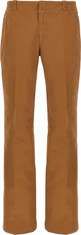 Alexander McQueen Brown Cotton Chino Pants