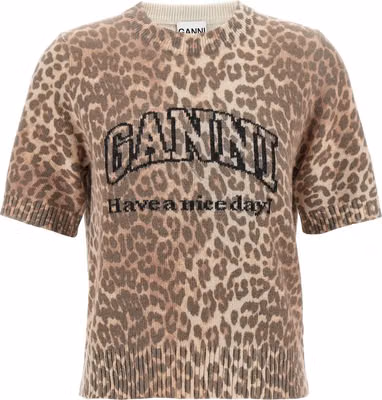 Brown Wool T-Shirt