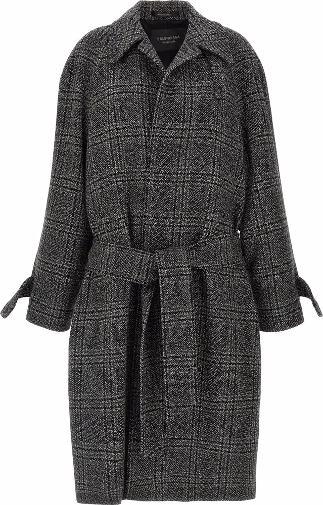 Balenciaga Black Wool Coat