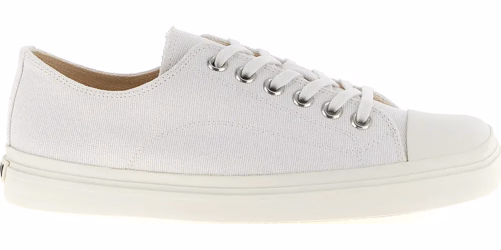 Moschino White Cotton Low Top Sneakers