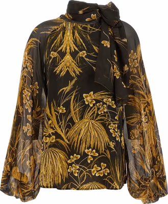 Multicolor Viscose Blouse