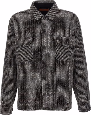 Gray Wool Blouse