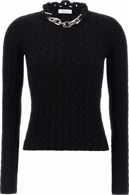 Black Wool Cardigan