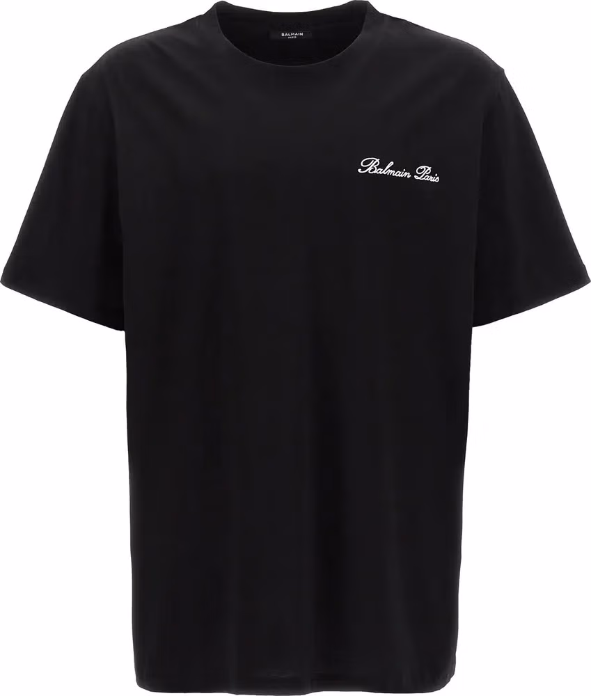 Balmain Bicolor Cotton T-Shirt