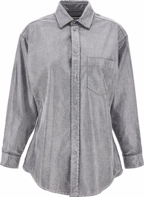 Silver Cotton Blouse