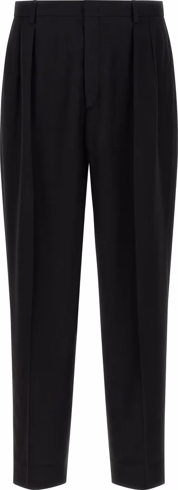 CELLAR DOOR Black Polyester Dress Pants