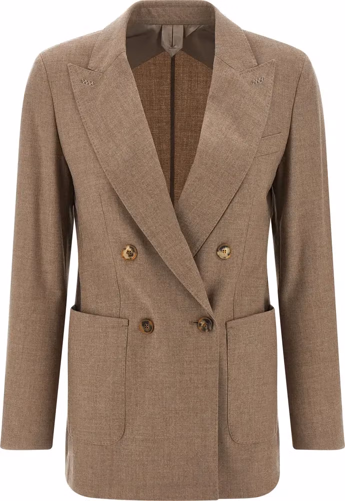 Max Mara Beige Cashmere Blazer