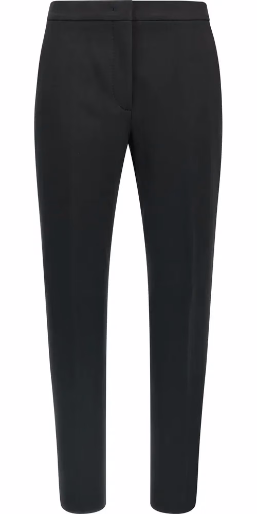 Max Mara Black Viscose Casual Pants