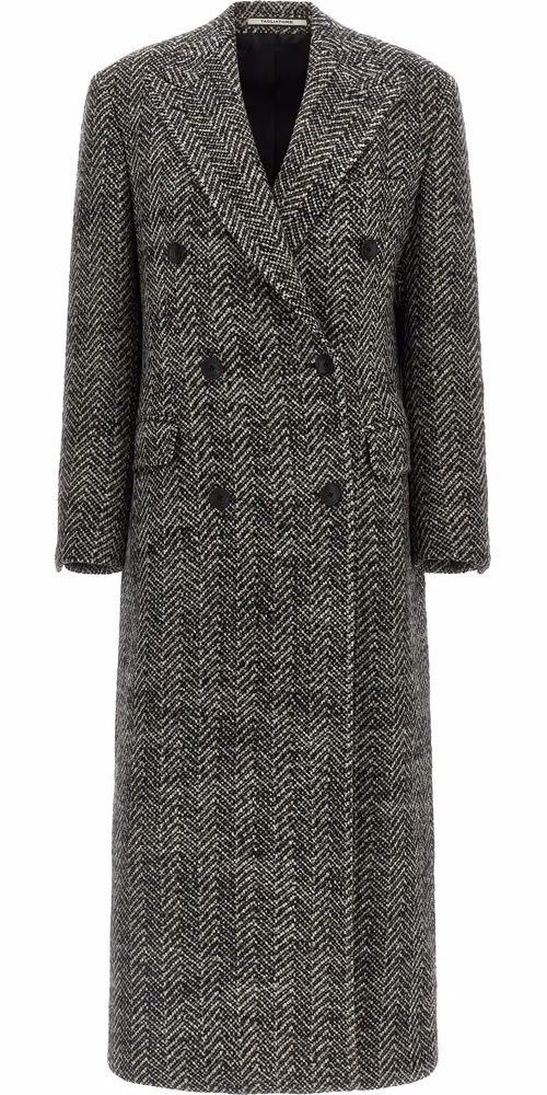 Tagliatore Multicolor Wool Coat