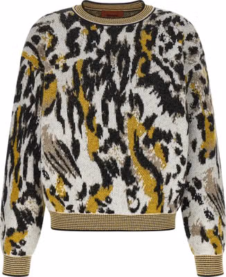 Multicolor Polyamide Cardigan