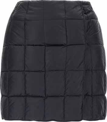 Black Nylon Long Skirt