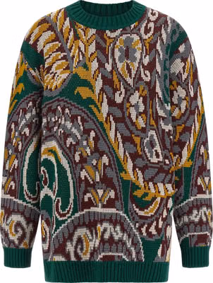 Multicolor Wool Cardigan