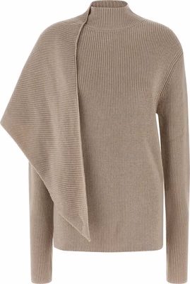 Beige Wool Cardigan