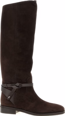 Brown Leather Over The Knee