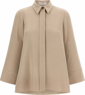 Beige Triacetate Blouse
