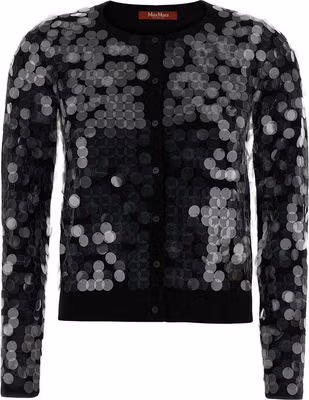 Black Virgin Wool Cardigan