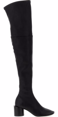Black Leather Over The Knee
