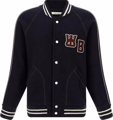 Blue Virgin Wool Bomber