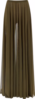 Bicolor Polyamide Mini Skirt