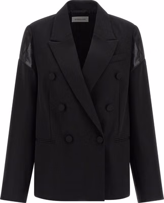 Black Virgin Wool Blazer