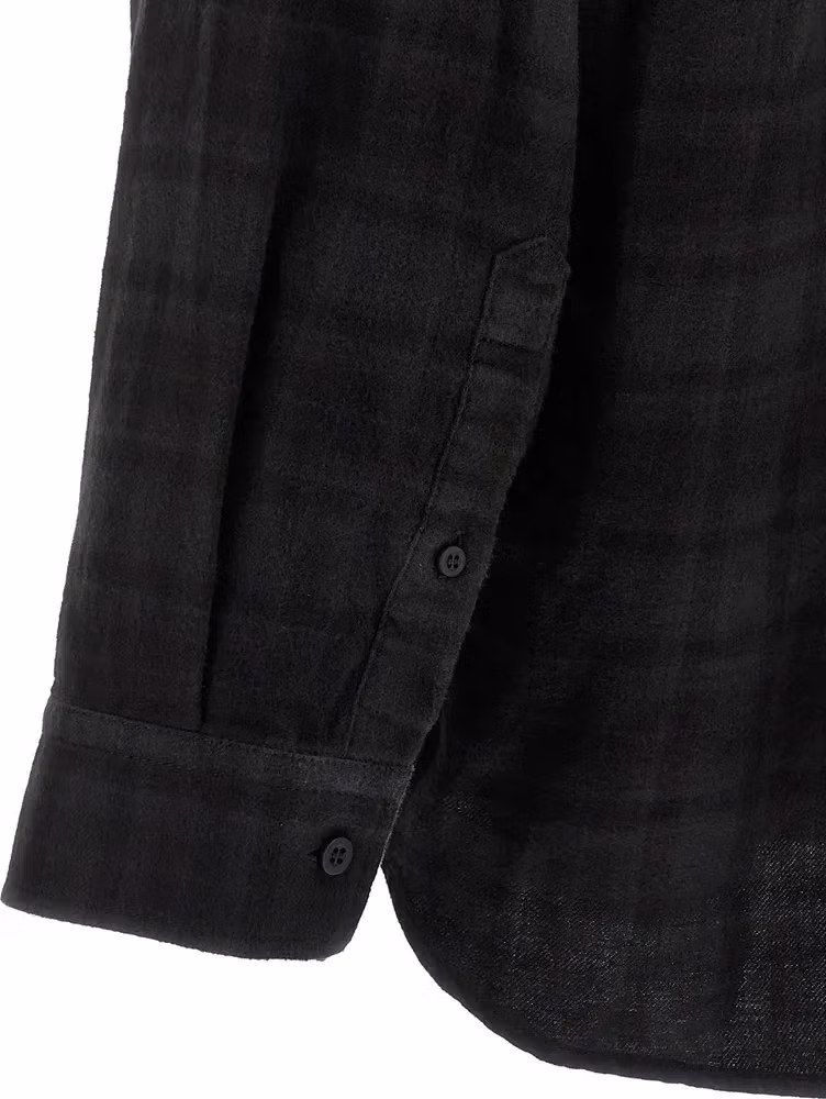 Balenciaga Black Cotton Blouse