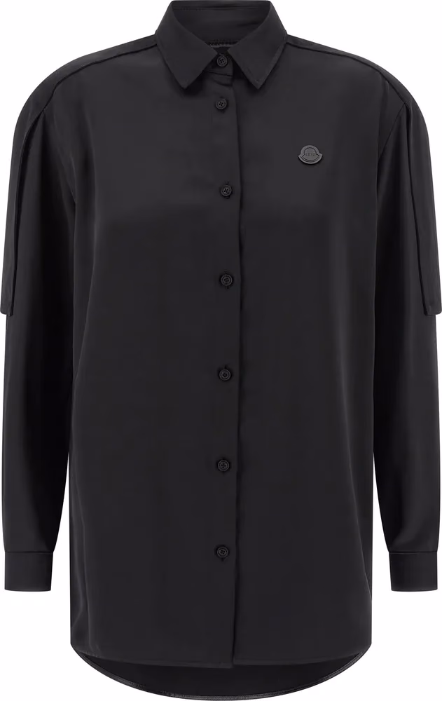 MONCLER GENIUS Black Polyester Blouse