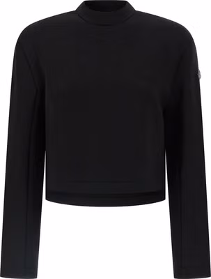 Black Viscose Sweatshirt