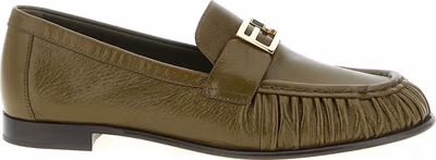 Bicolor Lamb Leather Slip-On Loafers