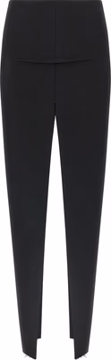 Black Virgin Wool Mini Skirt