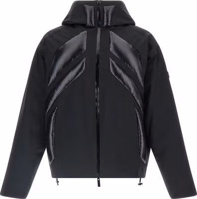 Black Polyamide Full-Length Jacket