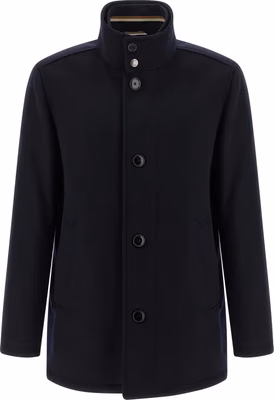 Blue Wool Coat