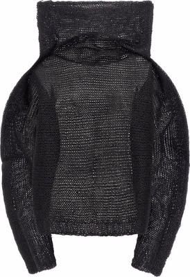 Black Wool Sweatshirt
