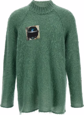 Bicolor Wool Cardigan