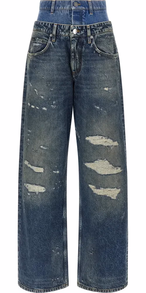 Dolce & Gabbana Blue Cotton Jeans Denim