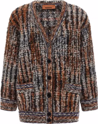 Multicolor Wool Cardigan