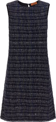 Multicolor Viscose Short Dress