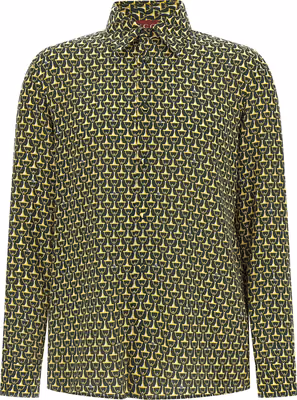 Bicolor Silk Blouse