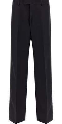 Black Polyester Dress Pants