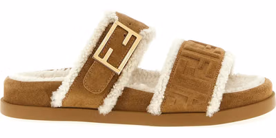 Beige Calfskin Slides