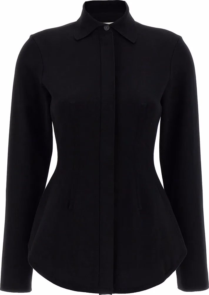 Sportmax Black Viscose Blouse